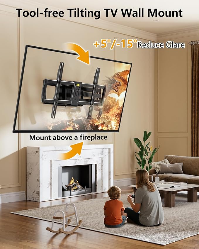 FORGING MOUNT 43–110 inch Long Arm Full Motion TV Wall Mount Holds 176 lbs - Image 8