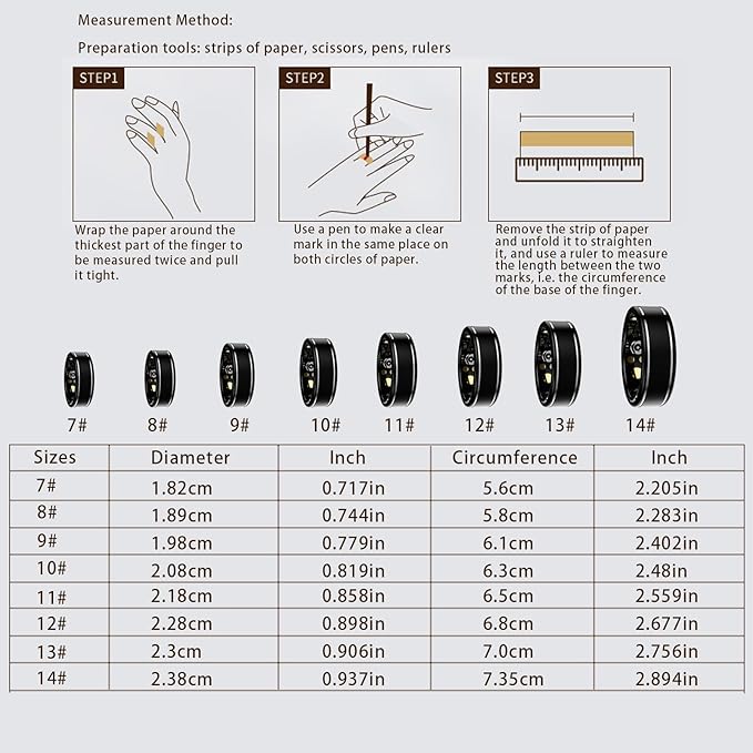 Fitness Tracker Ring for Men Women – Smart Ring - Image 7
