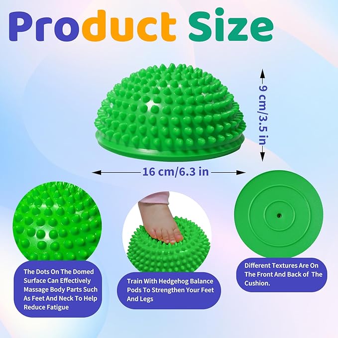 Wobble Cushion Set for Sensory Kids and Balance Training - Image 3