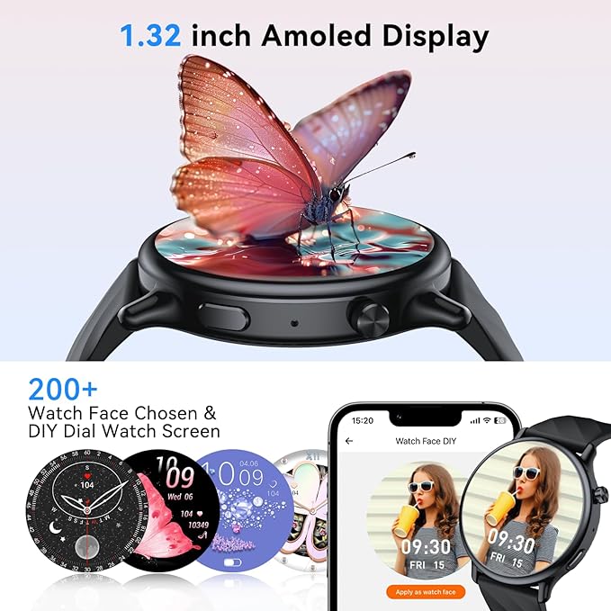 Smart Watch for Women Fitness Tracker: Waterproof Digital Mens Watches Make - Image 6