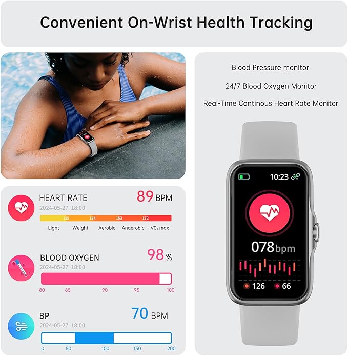 Sunorshop Health Fitness Tracker, Smart Watch - Image 2
