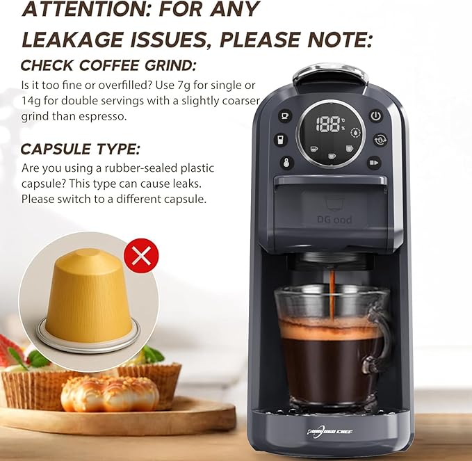 Multi-Capsule Espresso 4in1 Coffee Maker, Single Serve Coffee Machine - Image 8