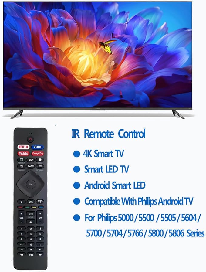 NH800UP RF402A-V14 Universal TV Remote Replacement - Image 2