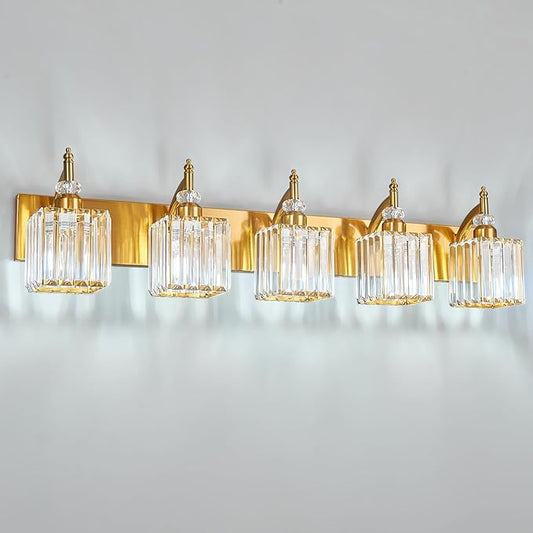 BBLLWJ 5-Light Crystal Vanity Lights by BBLLWJ