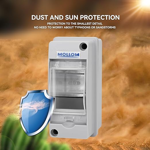 MOLLOM 2 Way Circuit Breaker MCB Distribution Protection Box - Image 4