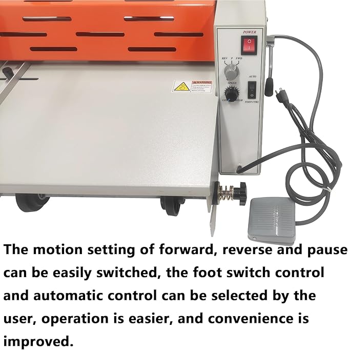 WYDDDARY 14.17"/360MM Electric Steel Roller Thermal Laminator - Image 5