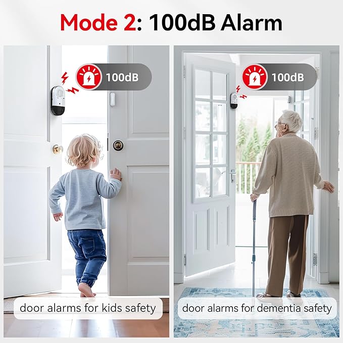 Sanjie Door Alarms When Opened, Door Window Alarm Sensors - Image 5