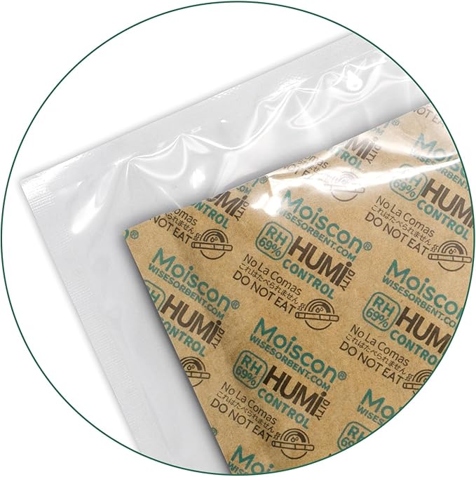 Wisesorb 60 Gram 5 Pack 69% Two-Way Humidity Control Packs, Size 60 - Image 9