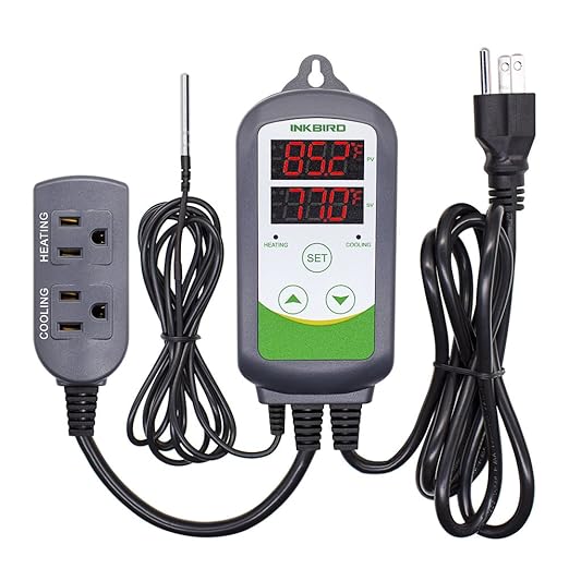 Inkbird ITC-308 Digital Temperature Controller 2-Stage Outlet Thermostat by Inkbird