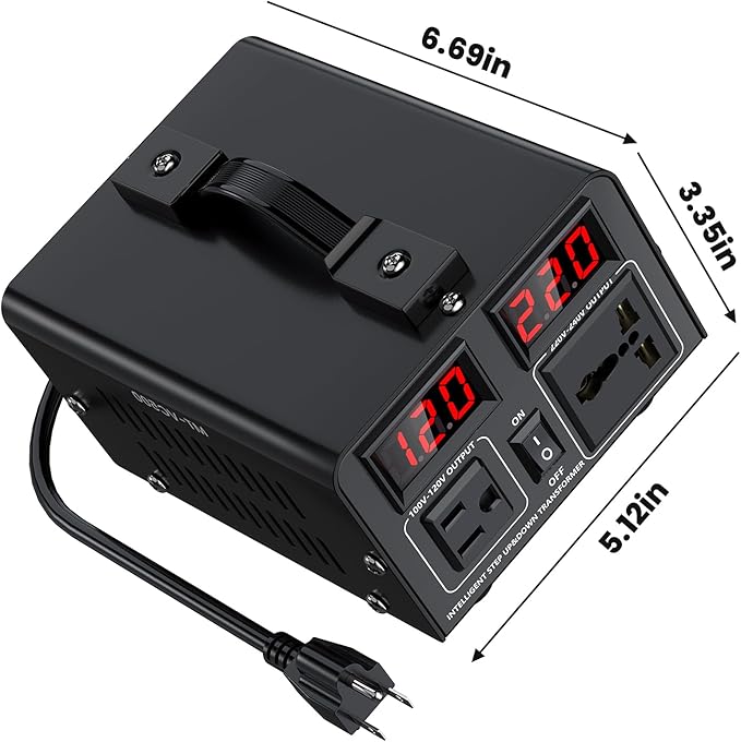 500W Voltage Converter Transformer Step Up/Down Converter 110/120 Volt - Image 8