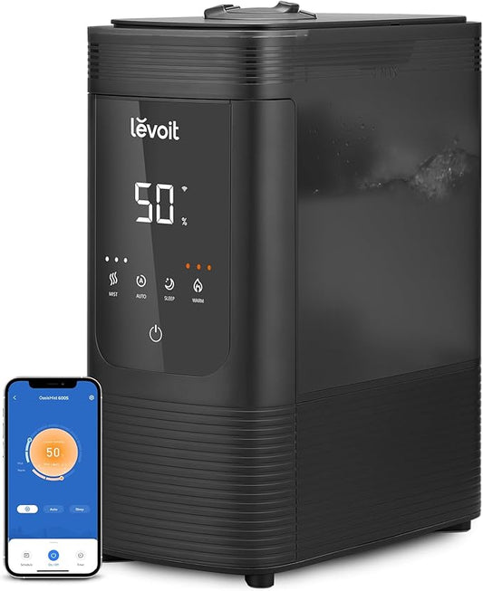 LEVOIT 6L Smart Warm and Cool Mist Humidifiers by Levoit