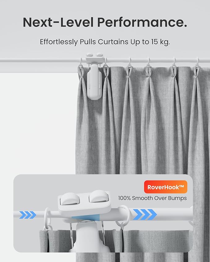 SwitchBot 2025 Automatic Curtain Opener 3 Rod- - Image 4