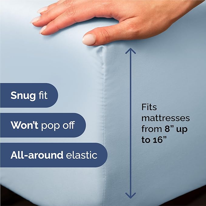 Split King Size 5 Piece Sheet Set - Image 3