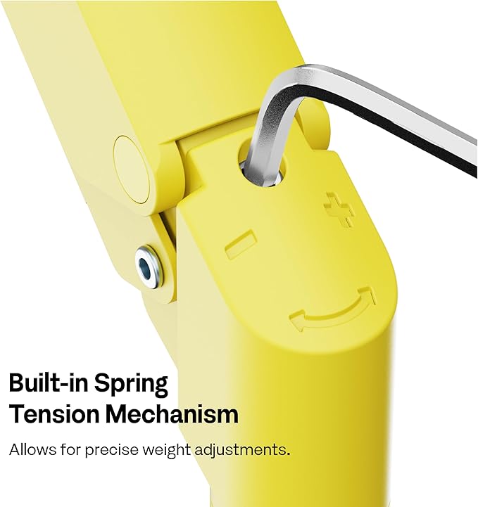 Pixio PS1S Wave Yellow Single Monitor Arm Stand Desk Mount - Image 3