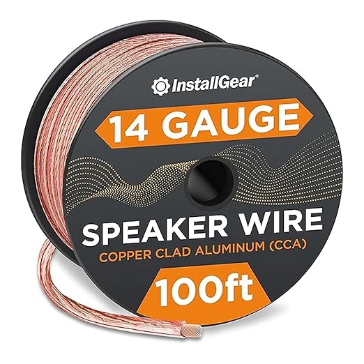 InstallGear 14 Gauge Wire AWG Speaker Wire by InstallGear