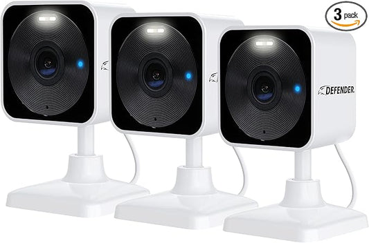 Defender GO 2K AI Powered WiFi Indoor/Outdoor Home, Baby Security Camera by Defender