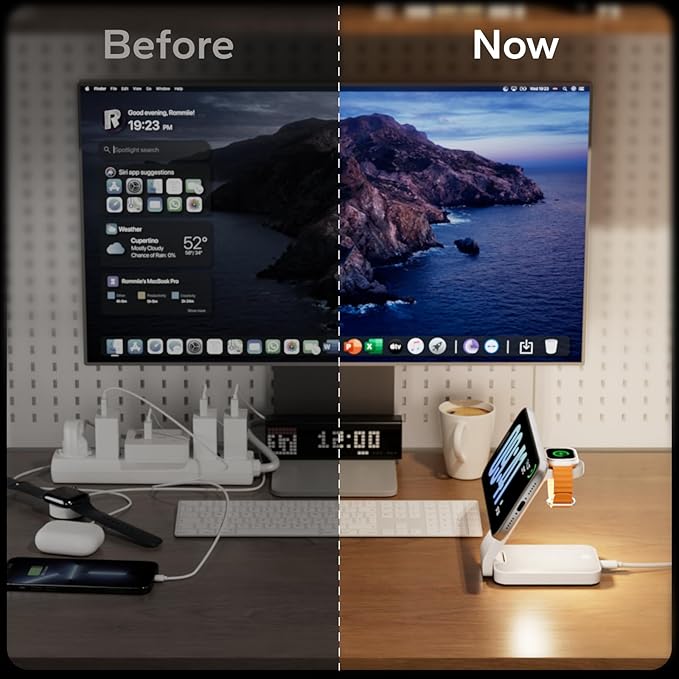 Eazpower 3 in 1 Foldable Wireless Travel Charging Station - Image 7
