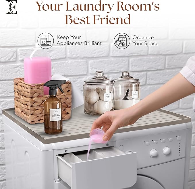 1 PC Washer and Dryer Top Cover Protectors 25" x 25", Laundry Machine Dust - Image 6