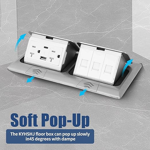 KYHSHJ USB Pop Up Floor Socket Kit - Image 2