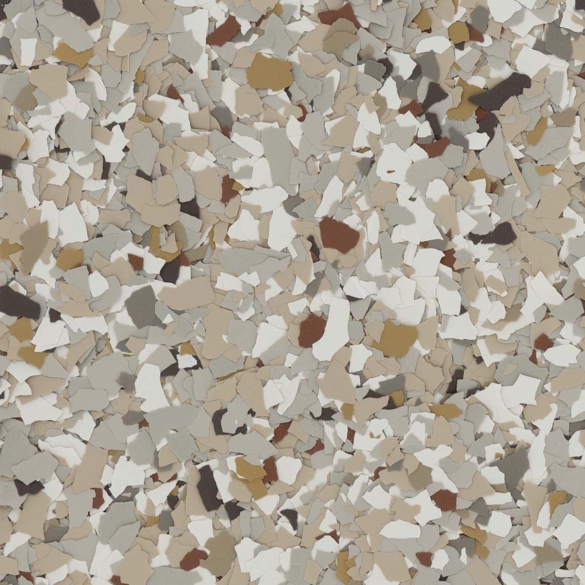 Epoxy Flakes 1/4" (5 Lbs) - Garage Floor Flakes/Epoxy Floor Flakes for Decorative Floors and Crafts (716 Creekbed)