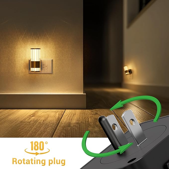 L LOHAS LED Night Light, Automatic Night Lights Plug into Wall, 0-100LM - Image 3