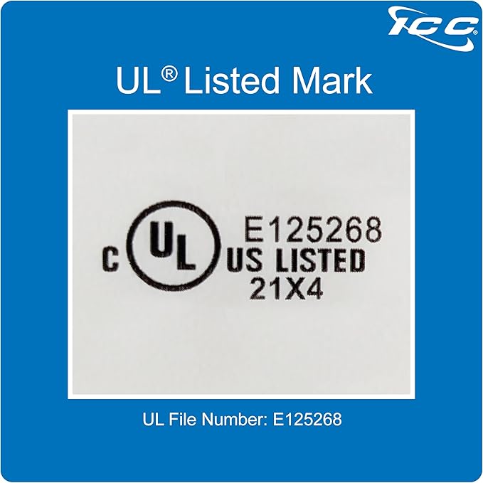ICC 1.25” Plastic Cable Management Ring, Rack or Wall Mount - Image 2