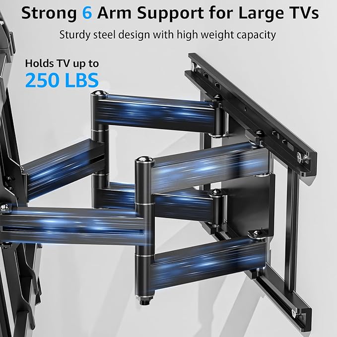 MOUNTUP Heavy Duty Full Motion TV Wall Mount - Image 6
