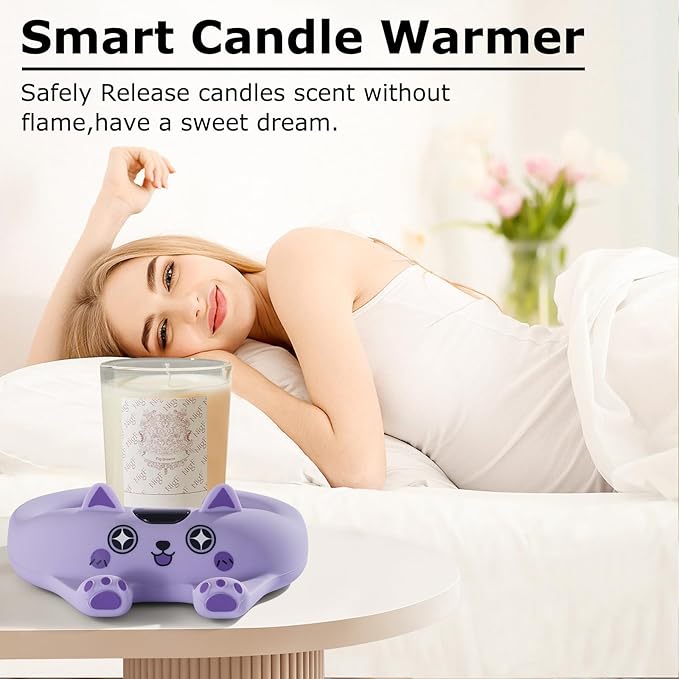 PUSEE Coffee Mug Warmer with Auto Shut Off, 3 Temp Control, Candle Warmer Plate - Image 5