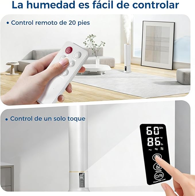 Humidifier Large Room, 2.4Gal Cool Mist Humidifiers - Image 5