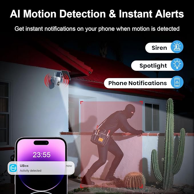 HOSAFE.COM Cameras for Home Security Outdoor, WiFi Outdoor Camera Wireless - Image 6