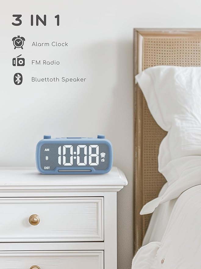 ROCAM Alarm Clock Radio for Bedrooms - Image 4