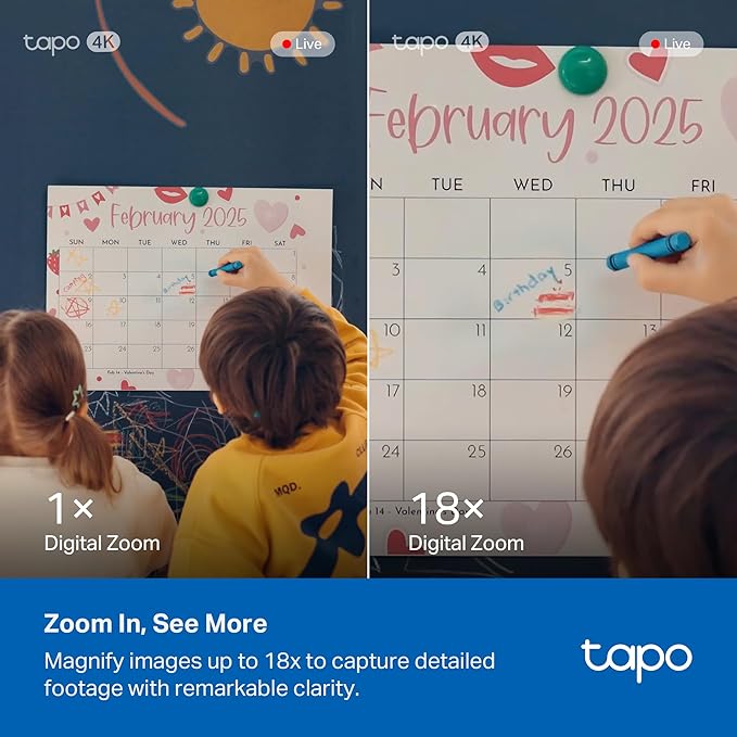 Tapo 4K Pan/Tilt Indoor Security Camera - Image 4