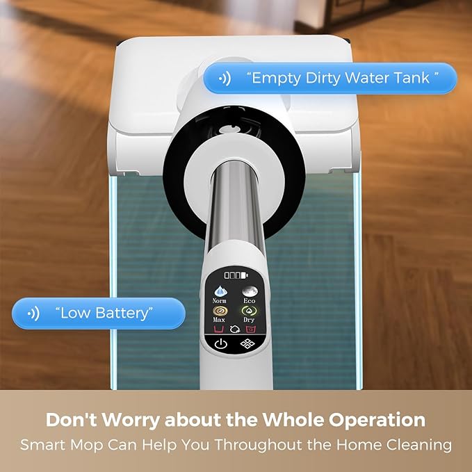 HABIUBIU Wet Dry Vacuum Cleaner, 180° Lay-Flat Cordless Vacuum Mop Combo - Image 5