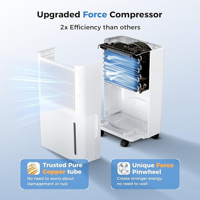 2, 500 Sq Ft Portable Home Dehumidifier - Image 7
