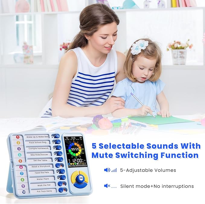 Mooking 5-in-1 Visual Timer, ADHD Tool - Image 6