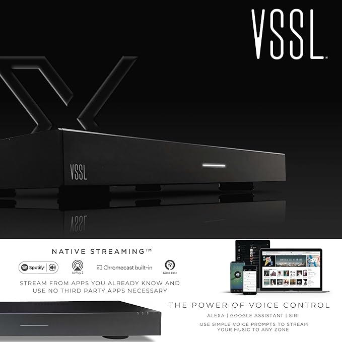 VSSL A.3X 6-Channel, 3 Zone, Audio Streaming Amplifier, Compatible - Image 4