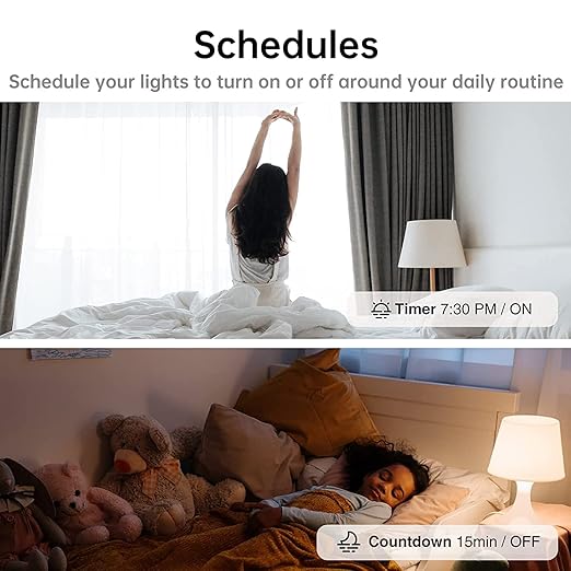 Smart Wi-Fi Light Switch, 2 Channels Linptech Wireless Relay Switch Tuya App - Image 5