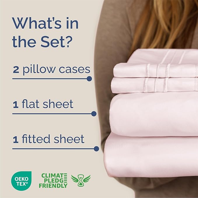 Queen Size 4 Piece Sheet Set - Image 2