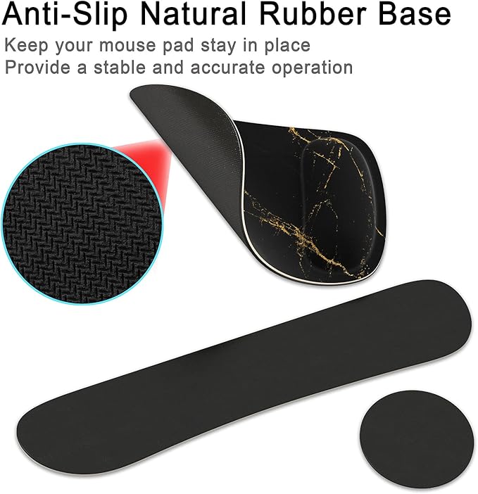 Keyboard Wrist Rest Memory Foam Ergonomic Mouse Pad - Image 4