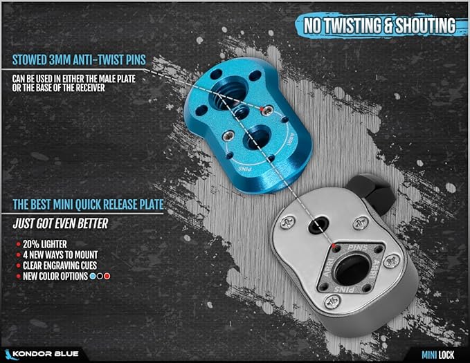 KONDOR BLUE | Mini Lock Quick Release Plates - Image 4