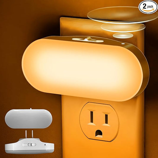 DORESshop Amber Night Light, Auto On/Off, 0-100 LM Adjustable Brightness by DORESshop