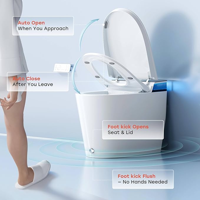 HOROW Artistic Bidet Toilet, Smart Toilet - Image 8