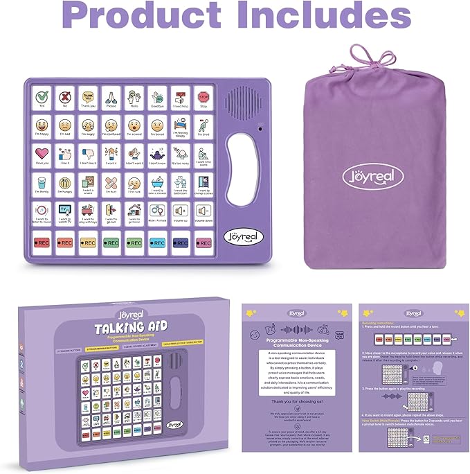 Joyreal AAC Device for Autism, Non Verbal Communication Tools for Speech - Image 8