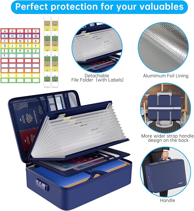 ENGPOW 5200℉ Fireproof File Organizer Bag - Image 6
