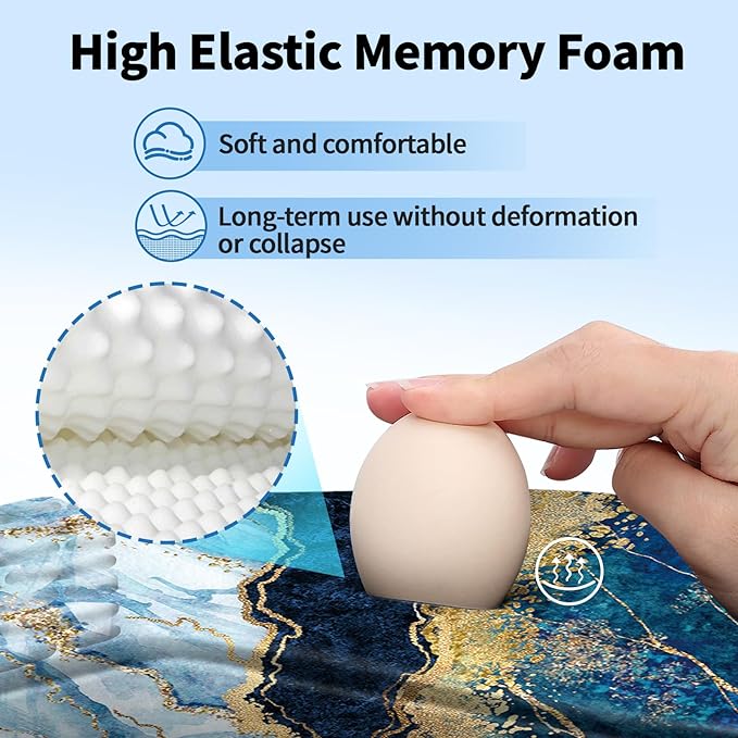 YIWEI Ergonomic Mouse Pad with Wrist Rest - Image 3