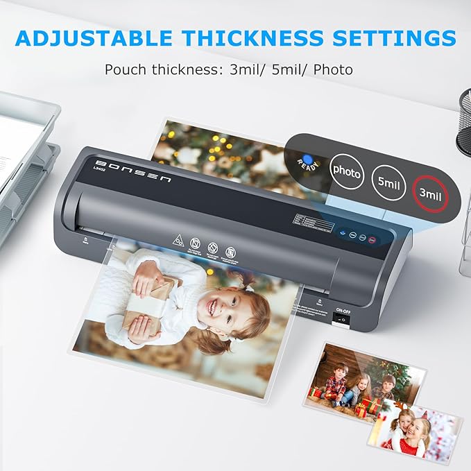 Laminator Machine, Bonsen 13 Inch Wide Thermal Laminator - Image 5