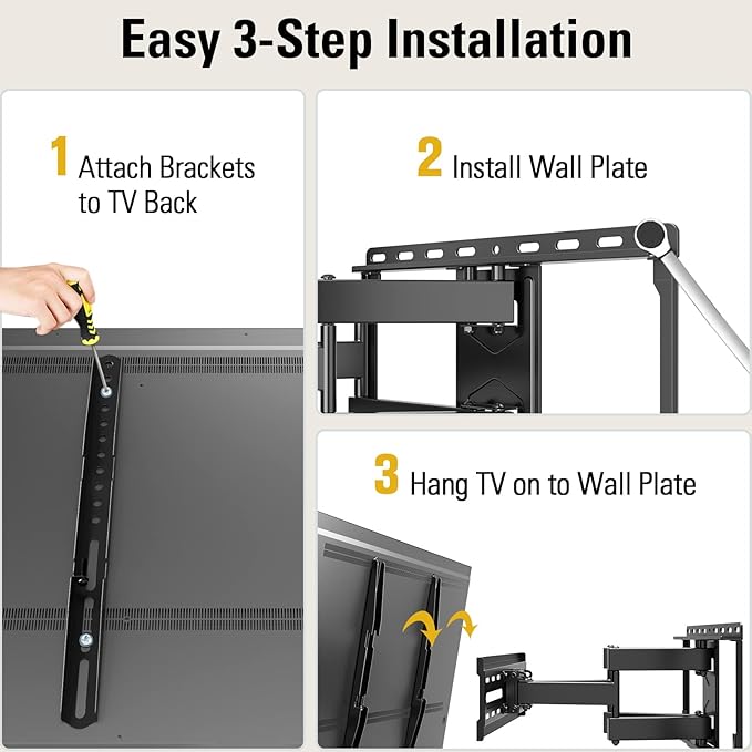 Mounting Dream TV Wall Mount for 32-65 Inch Television, Mount - Image 8