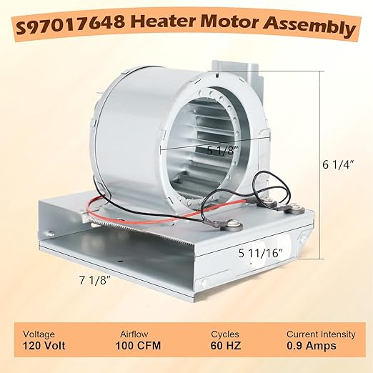 S97017648 Heater Motor Assembly Compatible - Image 2