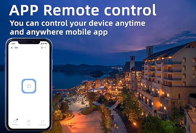 Newgoal Smart Switch Momentary/Latching WiFi Relay, eWeLink App Bluetooth - Image 4