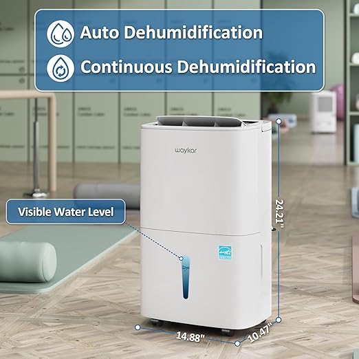Waykar 150 Pints 2025 Energy Star Dehumidifier - Image 7